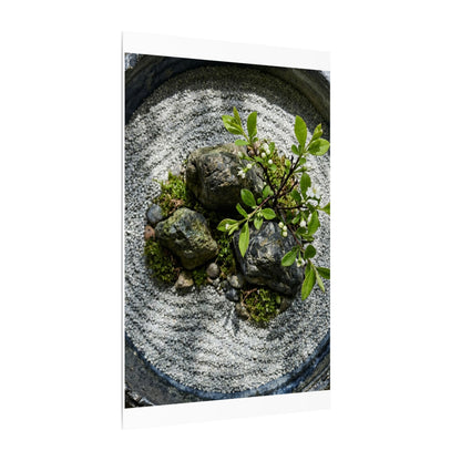 Zen Ceramic Bowl in Dappled | Karesansui Canvas Art