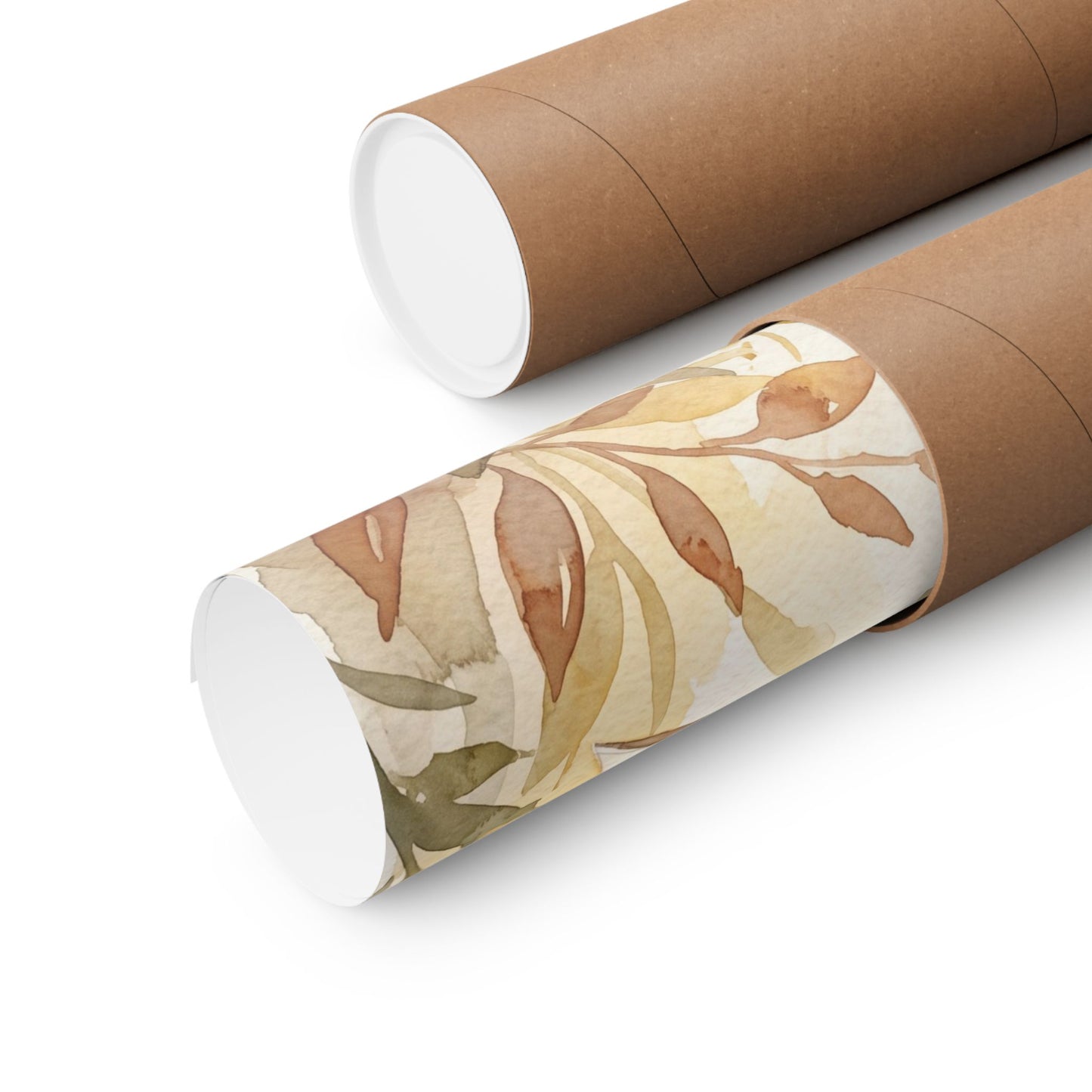 Summer Paper Fold Watercolor Wall Art Print | Cozy Decor