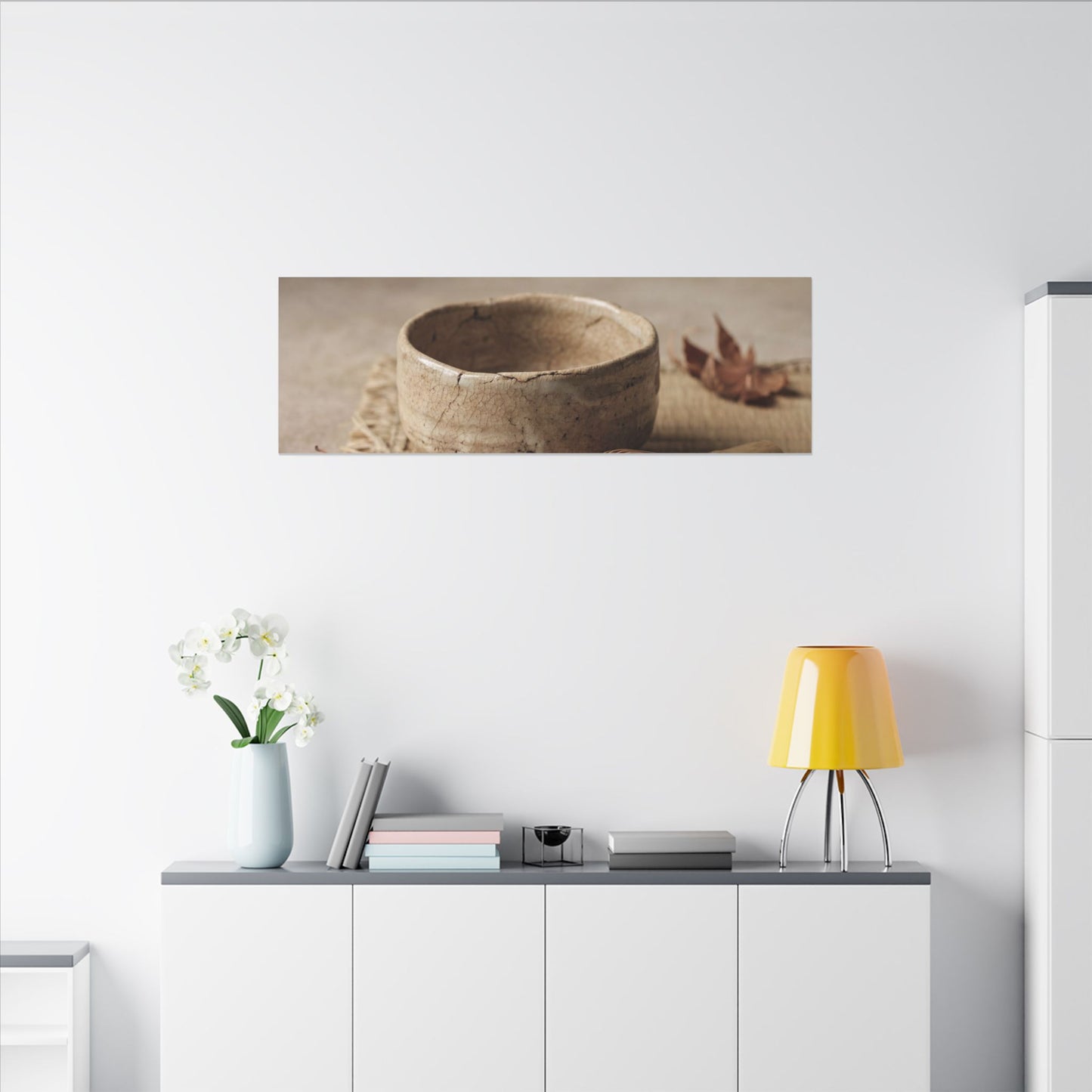 Ma Tea Ceremony Canvas Art - Japandi Texture