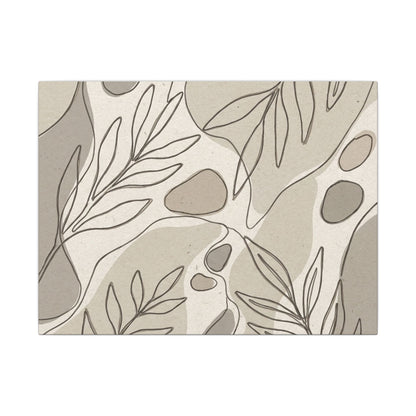 Japandi Minimal Line Canvas Art Art Print