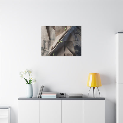 Paper Fold Canvas Art | Spring Japandi Japanese Pattern Art