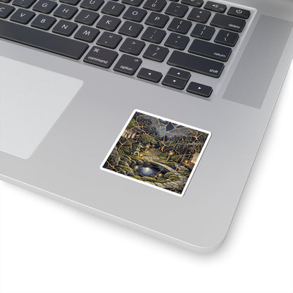 Candlelight Moonlit Garden Sticker - Kintsugi Shibui