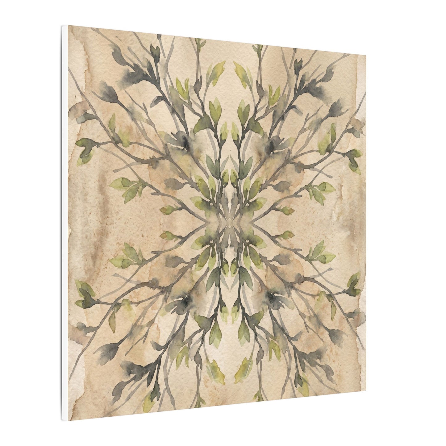 Shibui Shadow Play Canvas Art - Japandi Watercolor