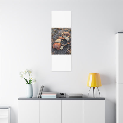Winter Broken Pottery Gold Vein Canvas Art | Beautiful Decor