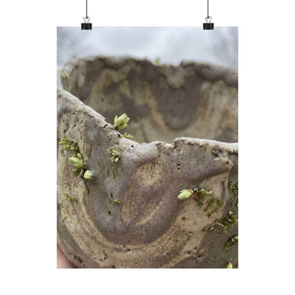 Overcast Ceramic Bowl Wall Art Print - Japandi Fukinsei