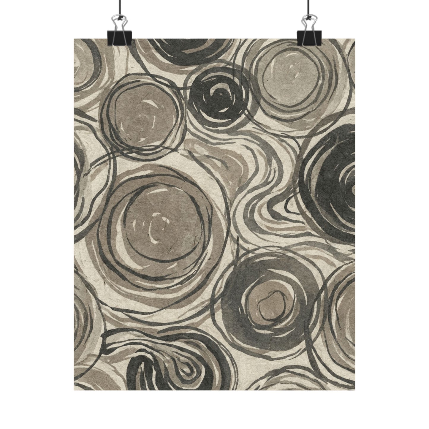 Wabi-sabi Pattern Japandi Japanese Pattern Wall Art Print | Wabi-sabi Pattern Japanese Pattern Art Print