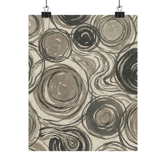 Wabi-sabi Pattern Japandi Japanese Pattern Wall Art Print | Wabi-sabi Pattern Japanese Pattern Art Print