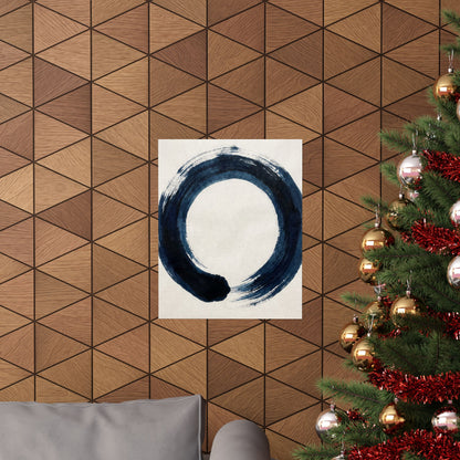 Balanced Meditation Zen Enso Wall Art Print