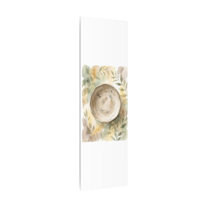 Ceramic Bowl Watercolor Canvas Art | Warm Japandi Art
