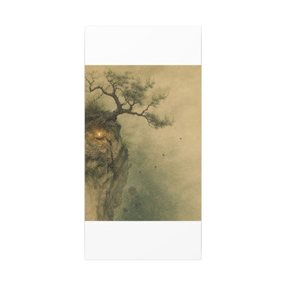 Spring Pine Tree Minimal Line Canvas Art | Earthy Decor