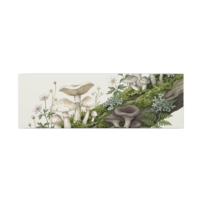Dappled Wild Mushrooms Canvas Art - Japandi Ma