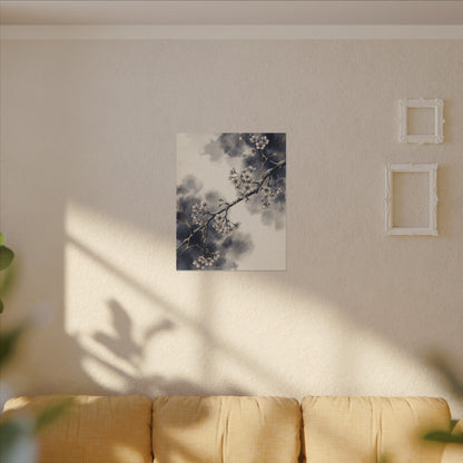 Ma Cherry Blossom Canvas Art - Kintsugi Gold Vein