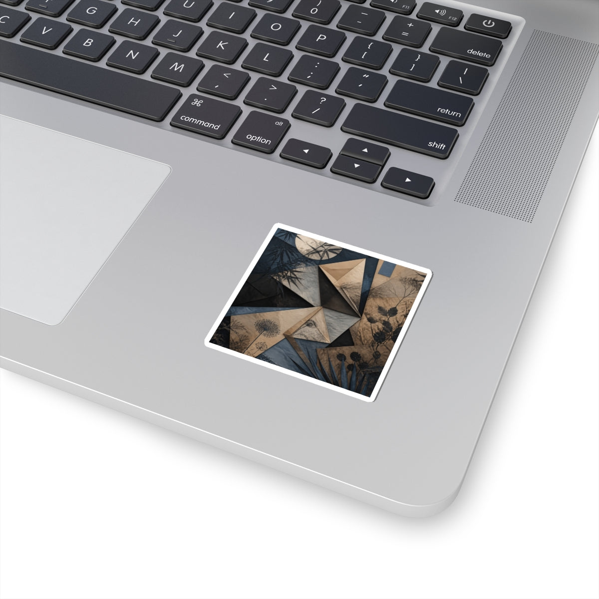 Cozy Paper Fold Sticker - Minimal Line Japandi