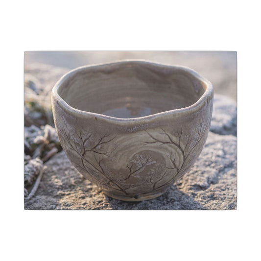 Seijaku Ceramic Bowl Canvas Art - Japandi Japanese Pattern Art Print