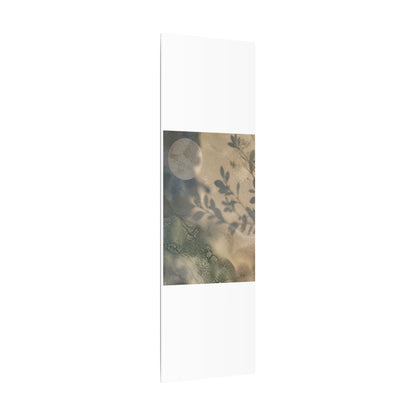 Japandi Shadow Play in Moonlight | Texture Canvas Art