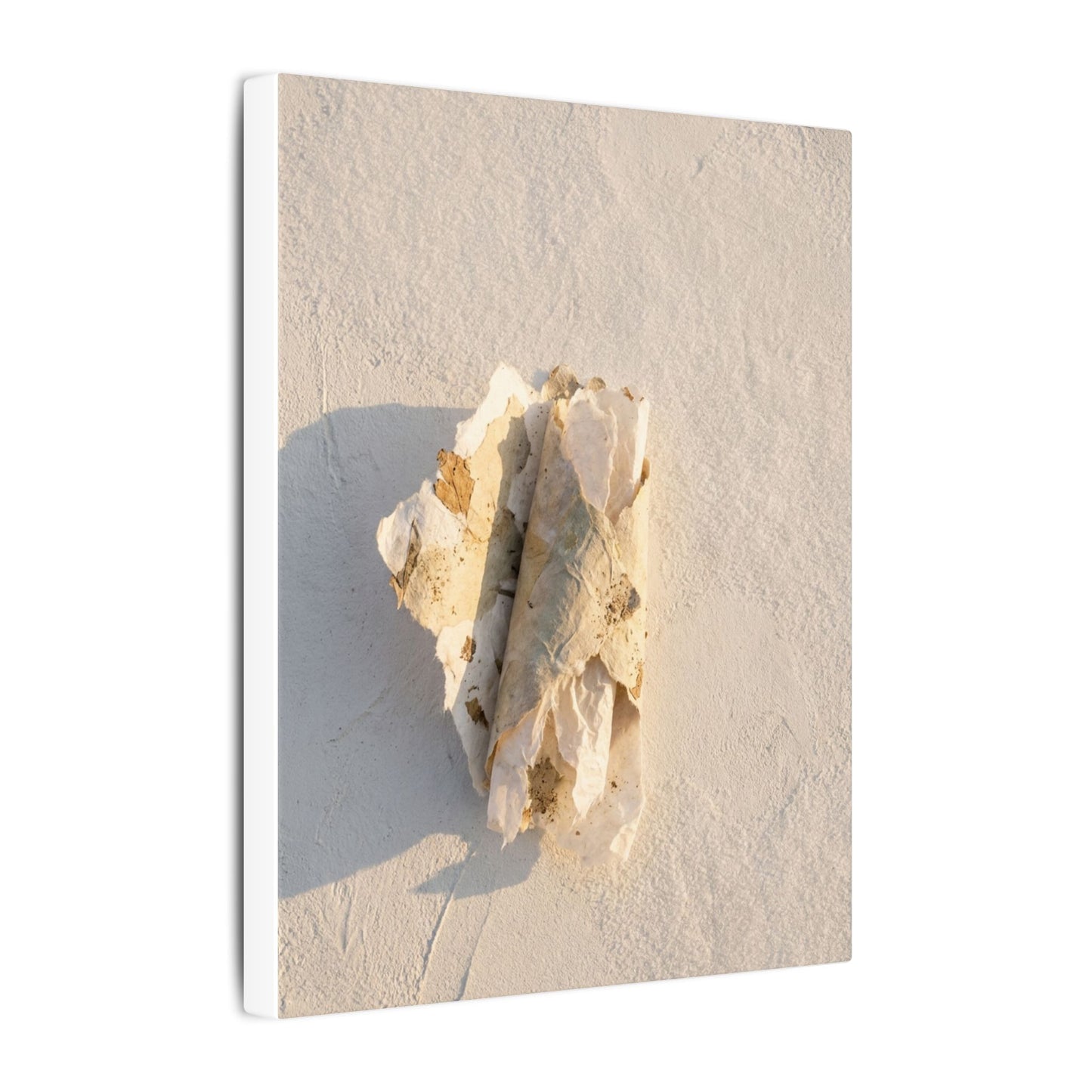 Paper Fold Canvas Art | Winter Japandi Texture Art