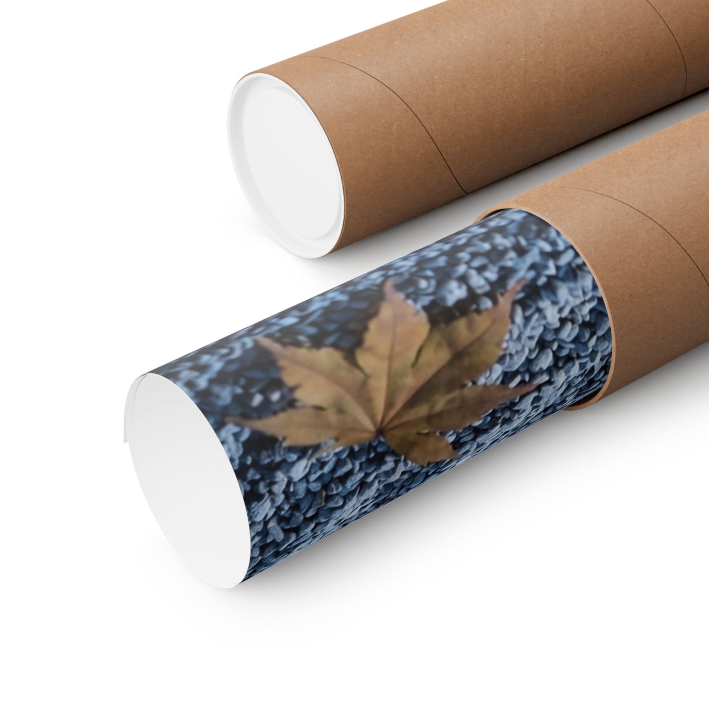 Incense Smoke Autumn Wall Art Print | Zen Peaceful Design