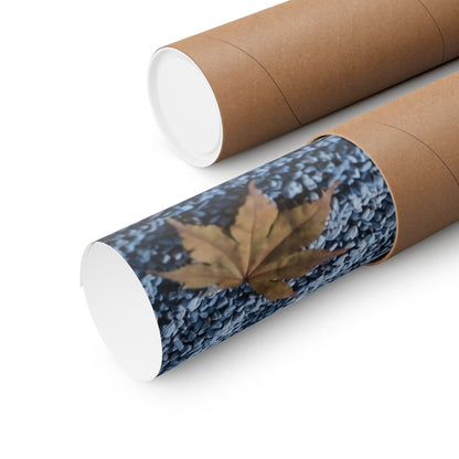 Incense Smoke Autumn Wall Art Print | Zen Peaceful Design