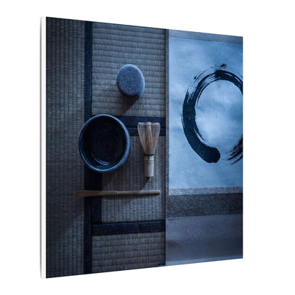 Tea Ceremony Enso Canvas Art | Calm Zen Art