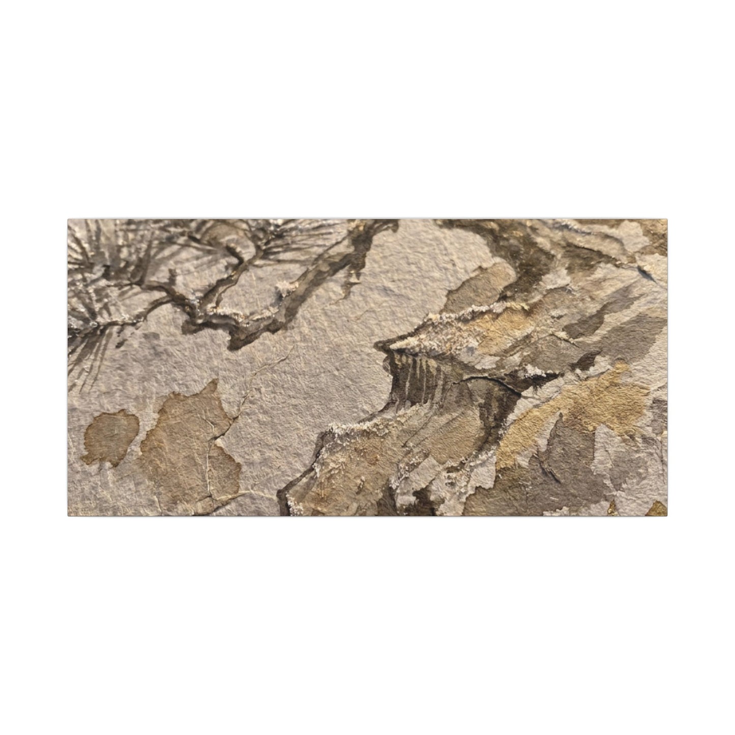 Pine Tree Canvas Art | Winter Japandi Japanese Pattern Art