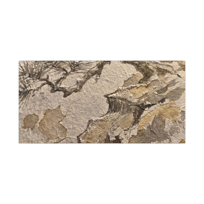 Pine Tree Canvas Art | Winter Japandi Japanese Pattern Art
