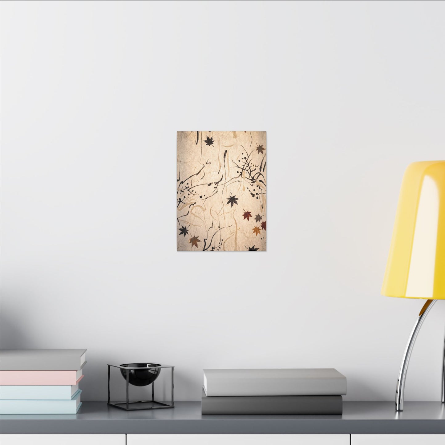 Golden Hour Shoji Screen Canvas Art - Japandi Fukinsei