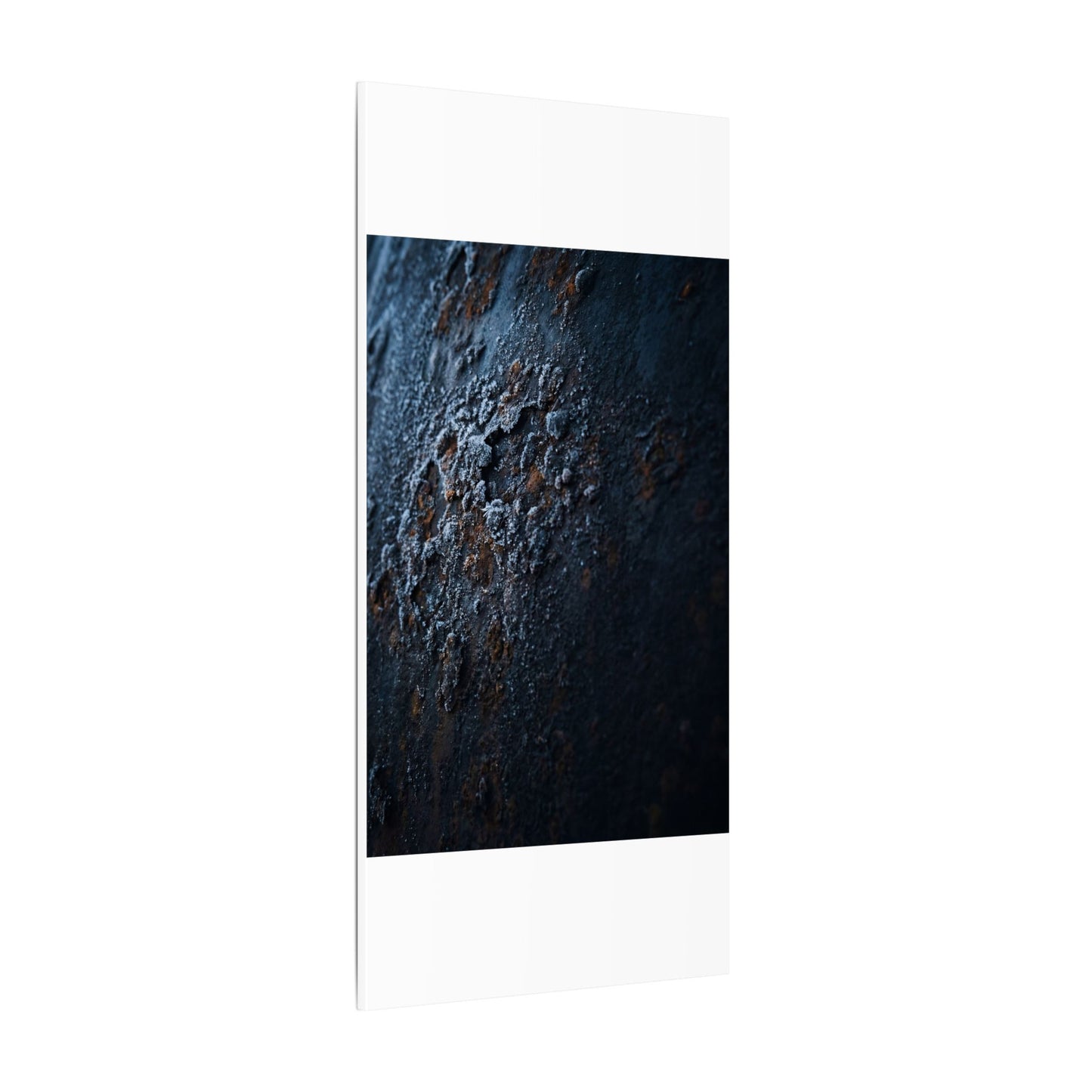 Rust Patina Canvas Art | Winter Dark Japandi Shadow Zen Art
