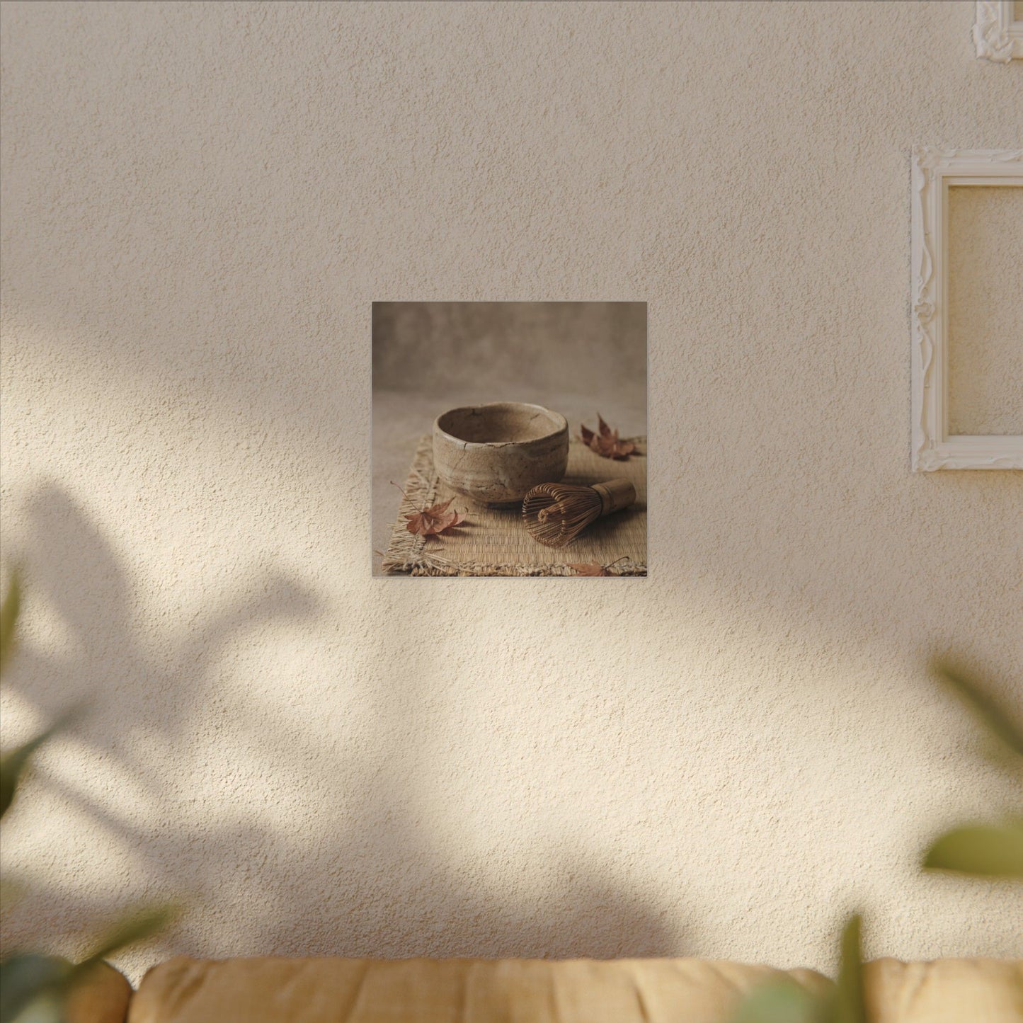 Ma Tea Ceremony Canvas Art - Japandi Texture