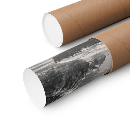 Dappled Incense Smoke Wall Art Print - Zen Seijaku