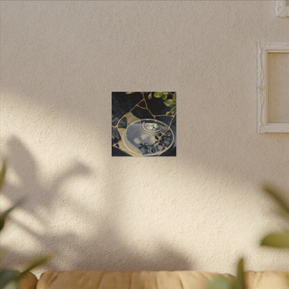 Water Ripple Spring Canvas Art | Kintsugi Beautiful Design