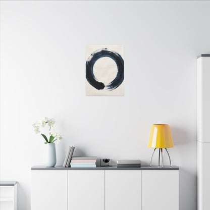 Balanced Meditation Zen Enso Canvas Art