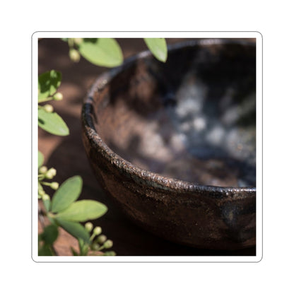 Fukinsei Ceramic Bowl Sticker - Dark Japandi Shadow Zen