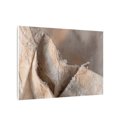 Japandi Paper Fold in Candlelight | Watercolor Canvas Art
