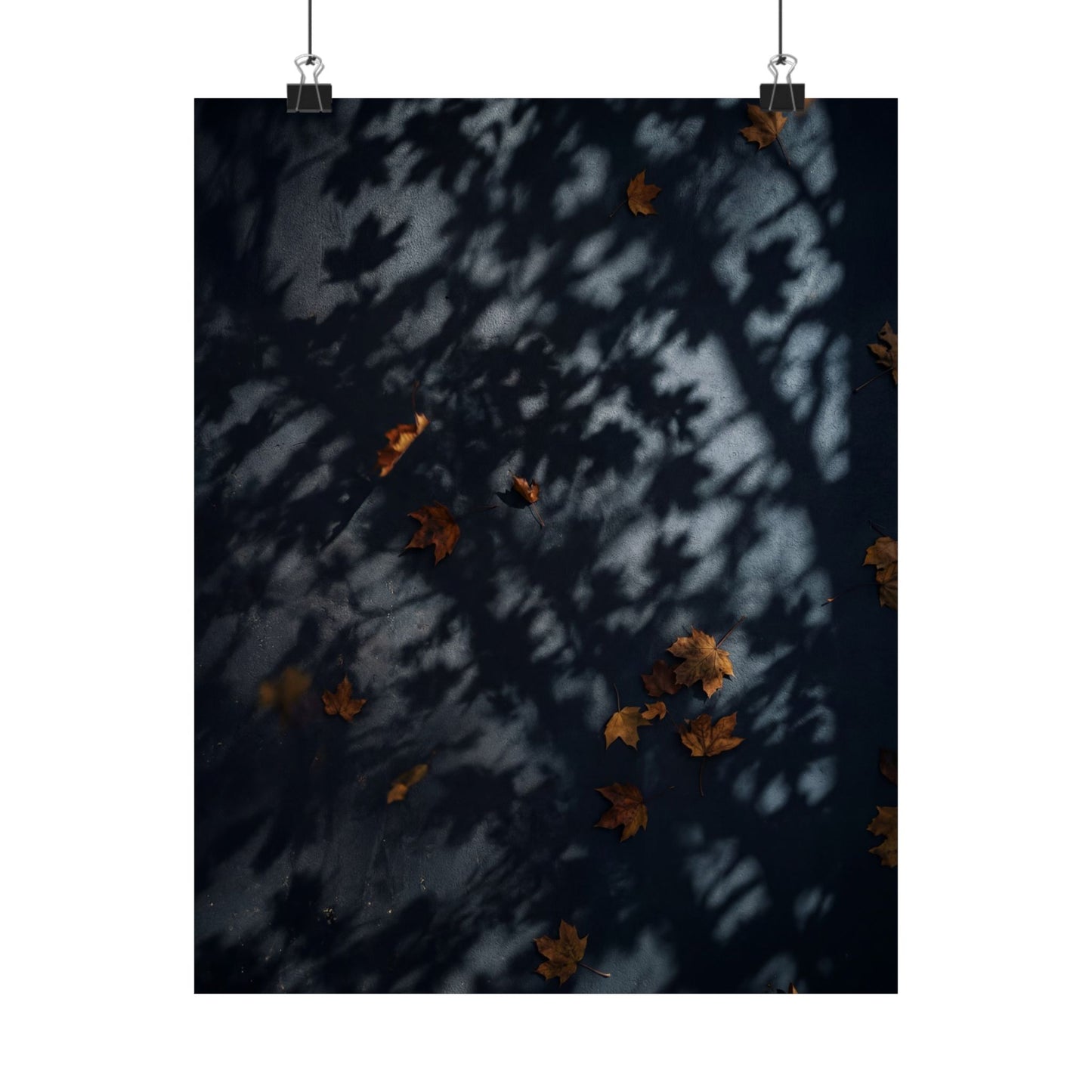 Shadow Play Shadow Zen Wall Art Print | Luxurious Dark Japandi Art Art Print