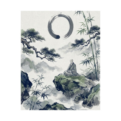Zen Sumi-e Wall Art Print