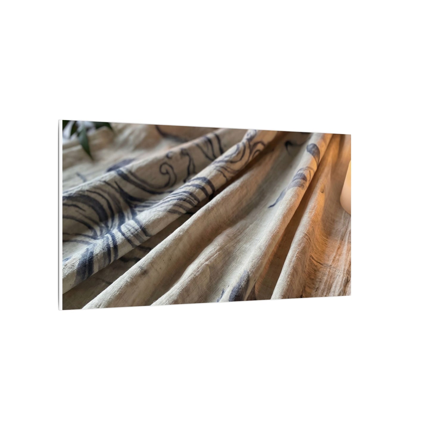 Fukinsei Silk Drape Canvas Art - Japandi Japanese Pattern