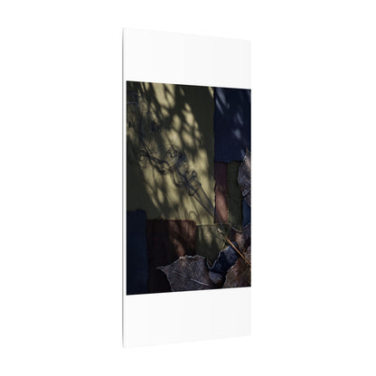 Ma Incense Smoke Canvas Art - Dark Japandi Dark Texture