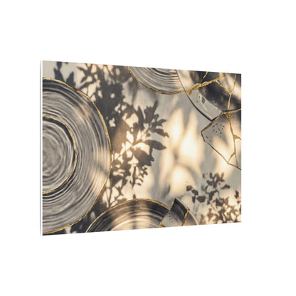 Healing Water Ripple Canvas Art - Gold Vein Kintsugi