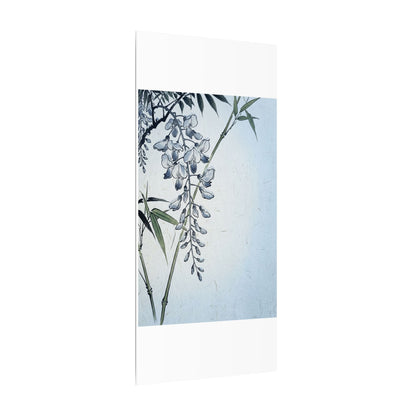 Zen Wisteria in Moonlight | Ukiyo E Inspired Canvas Art