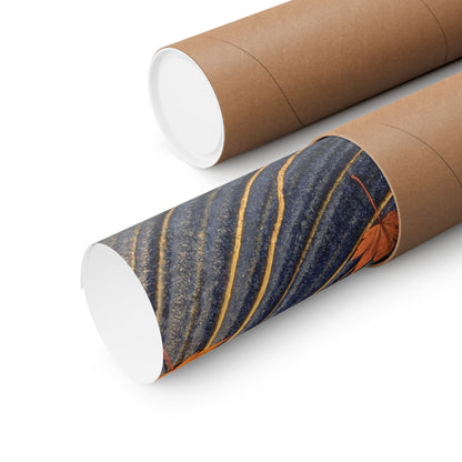 Datsuzoku Water Ripple Wall Art Print - Kintsugi Gold Repair