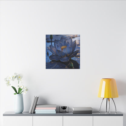 Kintsugi Lotus Flower in Dawn | Broken Beauty Canvas Art