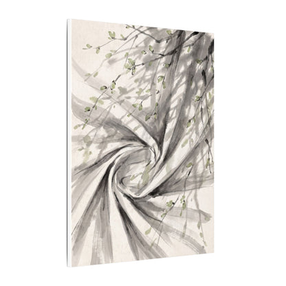 Silk Drape Spring Canvas Art | Zen Contemplative Design