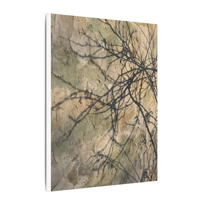Japandi Shadow Play in Golden Hour | Texture Canvas Art