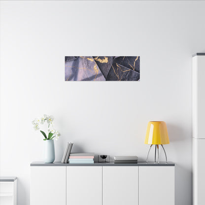 Seijaku Paper Fold Canvas Art - Kintsugi Gold Vein