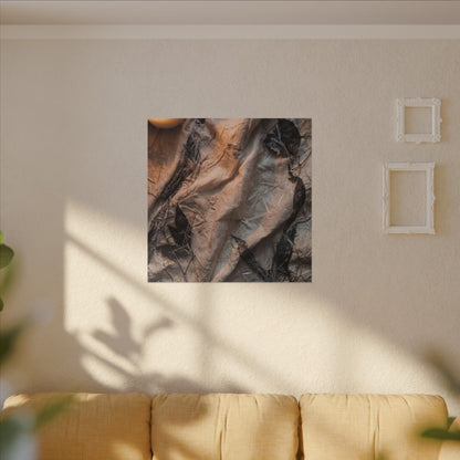 Candlelight Silk Drape Canvas Art - Japandi Mono No Aware
