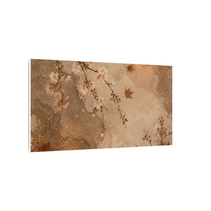 Cherry Blossom Canvas Art | Autumn Japandi Japanese Pattern Art