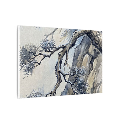 Moonlight Pine Tree Canvas Art - Japandi Seijaku
