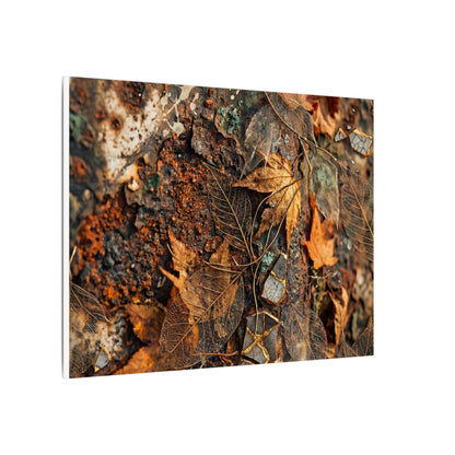 Rust Patina Canvas Art | Autumn Japandi Texture Art