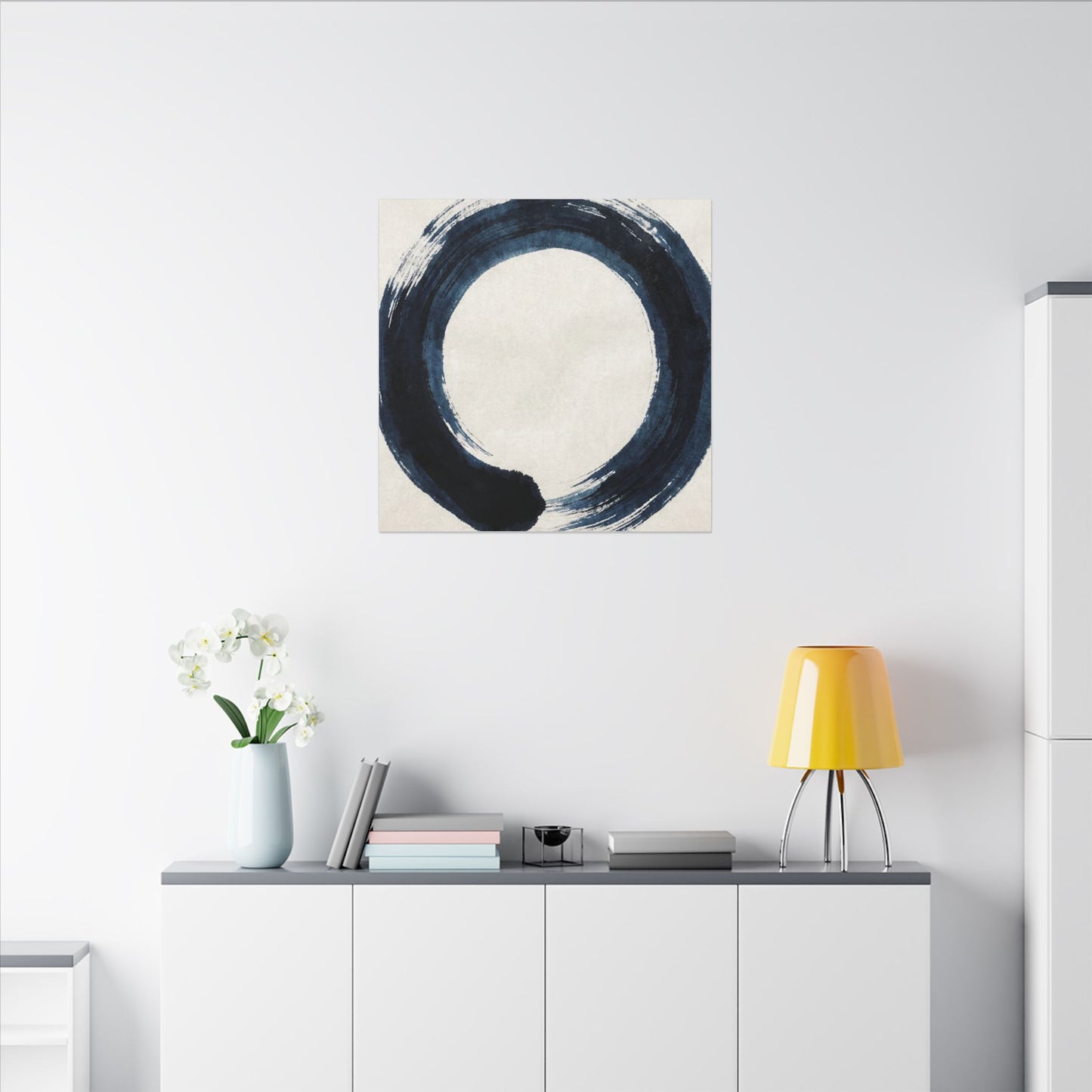 Balanced Meditation Zen Enso Canvas Art