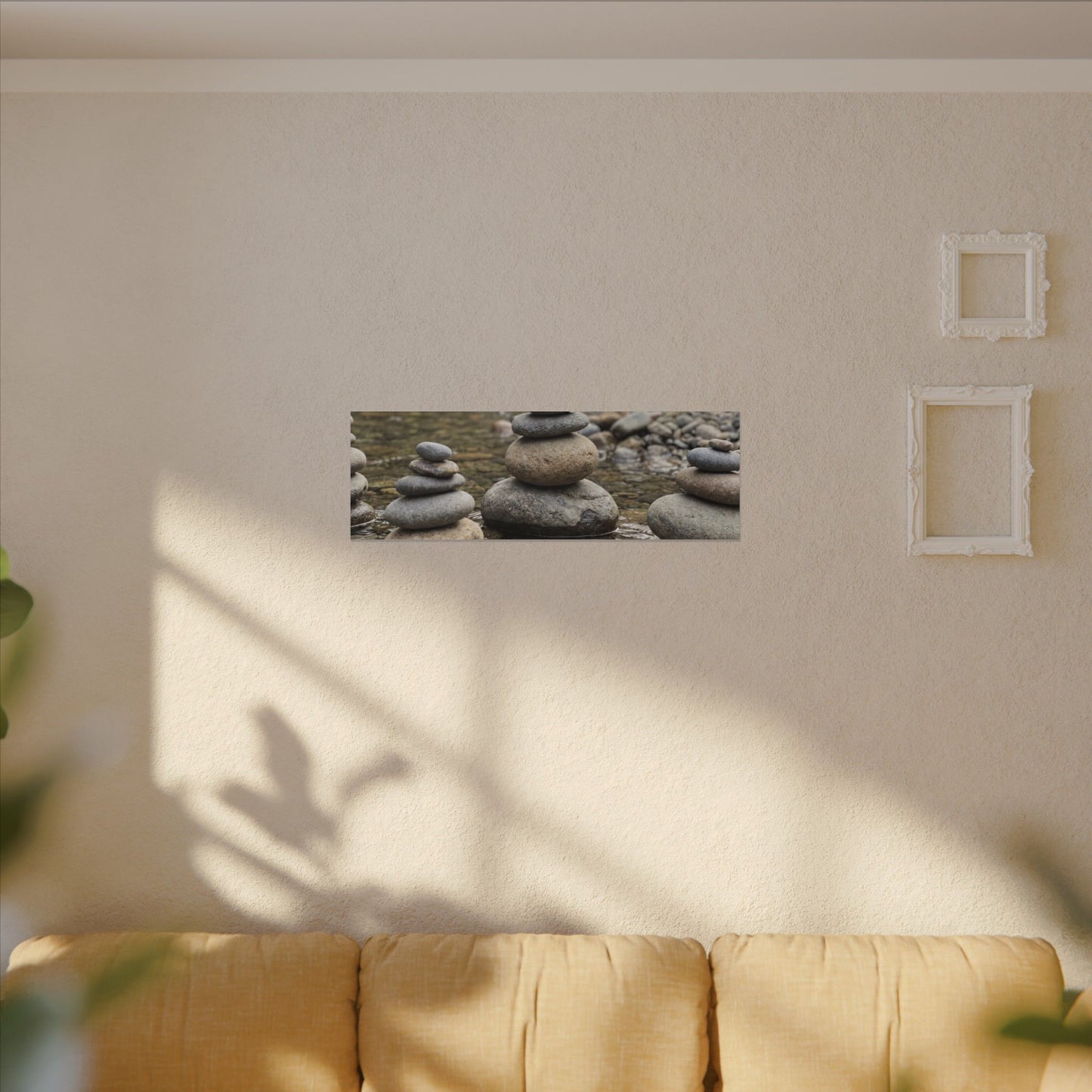 Bamboo Grove Winter Canvas Art | Zen Serene Design